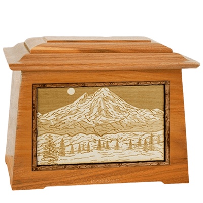 Mt Baker Mahogany Aristocrat Cremation Urn