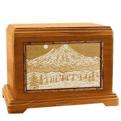 Mt Baker Mahogany Hampton Cremation Urn