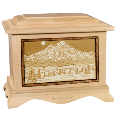 Mt Baker Maple Cremation Urn