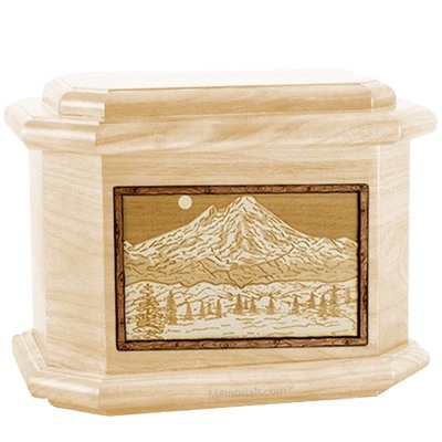 Mt Baker Maple Octagon Cremation Urn