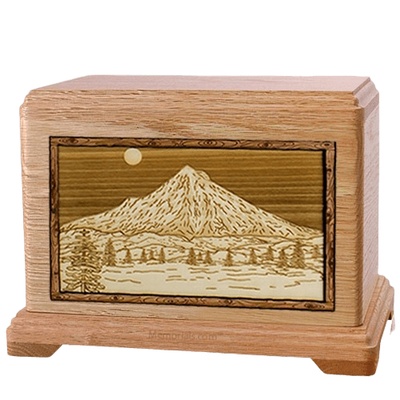 Mt Hood Oak Hampton Cremation Urn