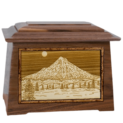 Mt Hood Walnut Aristocrat Cremation Urn