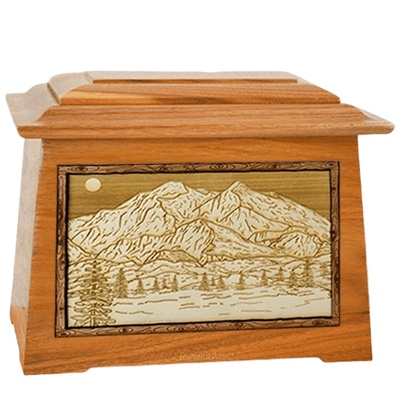 Mt McKinley Mahogany Aristocrat Cremation Urn