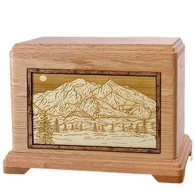 Mt McKinley Oak Hampton Cremation Urn