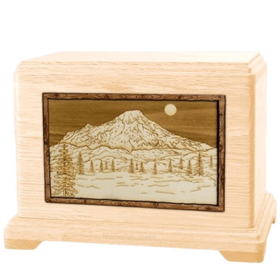 Mt Rainier Maple Hampton Cremation Urn