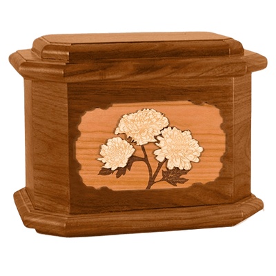 Mums Mahogany Octagon Cremation Urn