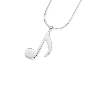 Music Note Cremation Pendant