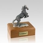 Mustang Gray Large Horse Cremation Urn
