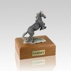 Mustang Gray Small Horse Cremation Urn