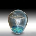 Neutron Geyser Small Glass Cremation Keepsake