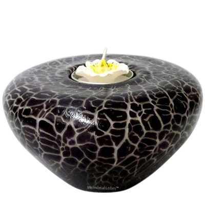 Night Candle Glass Pet Urn