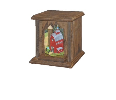 Noah Oak Cremation Urn