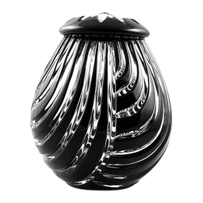 Noir Glass Pet Urn