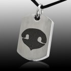 Nose Tag Stainless Print Cremation Keepsakes