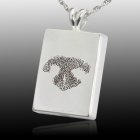 Oblong Nose Sterling Tag Print Cremation Keepsakes