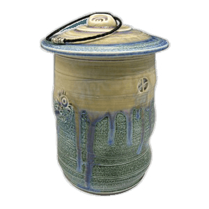 Ocean Temple Soda Fired Urn