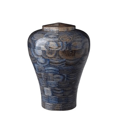 Oceanic Medium Wood Urn