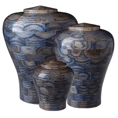 Oceanic Wood Cremation Urns