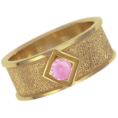 October Birthstone 14k Yellow Gold Ring Print Keepsake