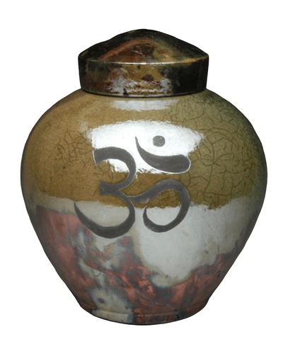 Om Raku Companion Cremation Urn