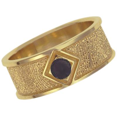 Onyx 14k Yellow Gold Ring Print Keepsake