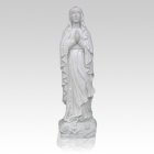 Our Lady Of Lourdes Marble Statue V