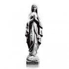 Our Lady of Lourdes with Rosary Marble Statues