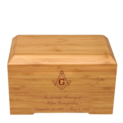 Mason Bamboo Essence Cremation Urn