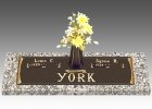 Companion Bronze Headstones