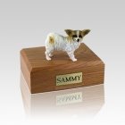 Papillon Brown & White Small Dog Urn