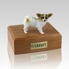 Papillon Brown & White X Large Dog Urn