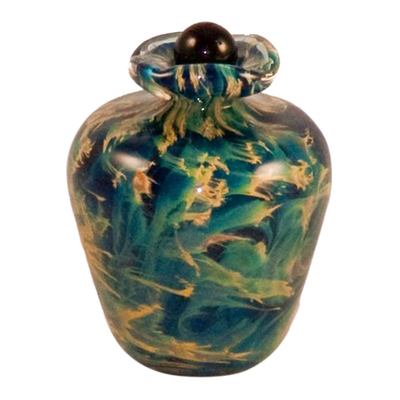 Paradise Glass Pet Keepsake Urn