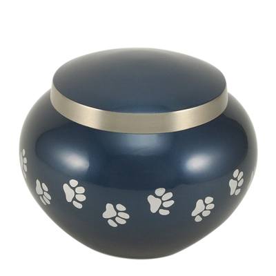 Paw Print Moonlight Medium Pet Urn