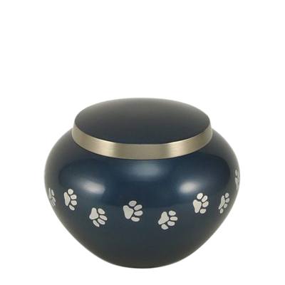 Paw Print Moonlight Small Pet Urn