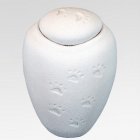 Paw Print Quartz Large Biodegradable Urn