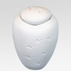 Paw Print Quartz Medium Biodegradable Urn