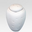 Paw Print Quartz Small Biodegradable Urn