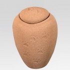 Paw Print  Sand Medium Biodegradable Urn
