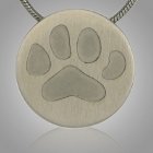 Paw Signet Pewter Keepsake Pendant