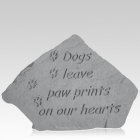 Paws on Our Hearts Memorial Stone