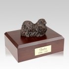 Pekingese Bronze Large Dog Urn