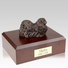 Pekingese Bronze X Large Dog Urn