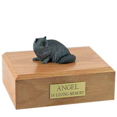 Persian Grey Laying X Large Cat Cremation Urn