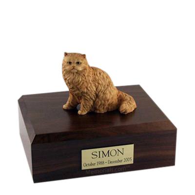 Persian Orange Large Cat Cremation Urn