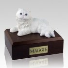 Persian White Cat Cremation Urns