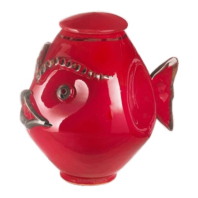 Pesce Ceramic Cremation Urn