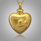 Pet Arrow Heart Cremation Pendant II