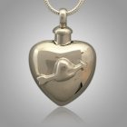 Pet Arrow Heart Cremation Pendant