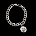 Pet Paw Print Charm Bracelet