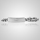 Pet Wide Cremation Ashes Bracelet